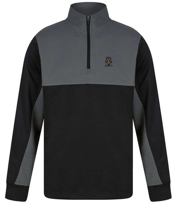 golf god clothing classic black/gunmetal 1/4 Zip