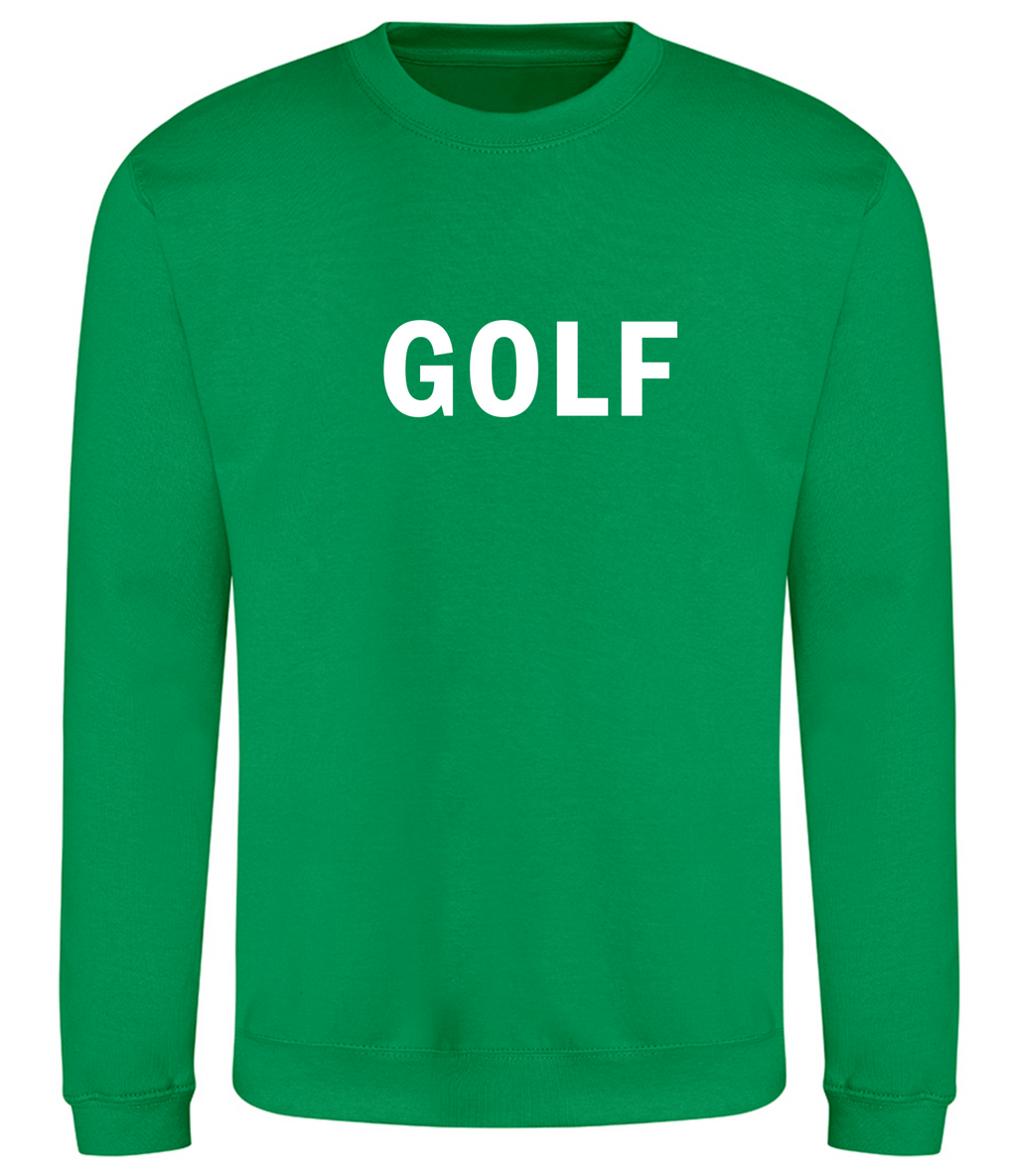 Golf God Clothing "GOLF" sweatshirt - Kelly Green