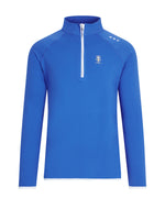 Load image into Gallery viewer, golf god clothing classic royal blue 1/4 zip mid layer

