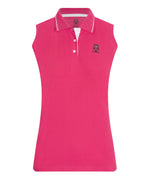 Load image into Gallery viewer, Women&#39;s Golf Goddess Cotton Sleeveless Polo Shirt
