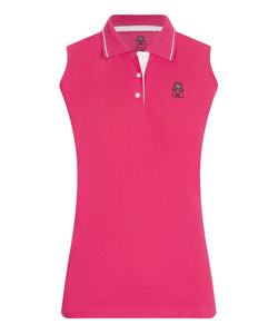 Women's Golf Goddess Cotton Sleeveless Polo Shirt