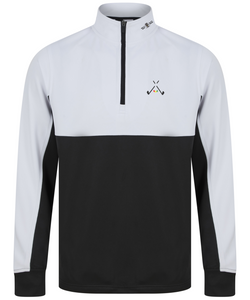 Mens white 2025 golf pullover