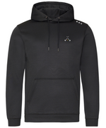 Load image into Gallery viewer, Golf God Clothing Crossed Clubs Hoodie - Black
