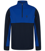 Load image into Gallery viewer, Classic Black &amp; Blue 1/4 Zip Pullover

