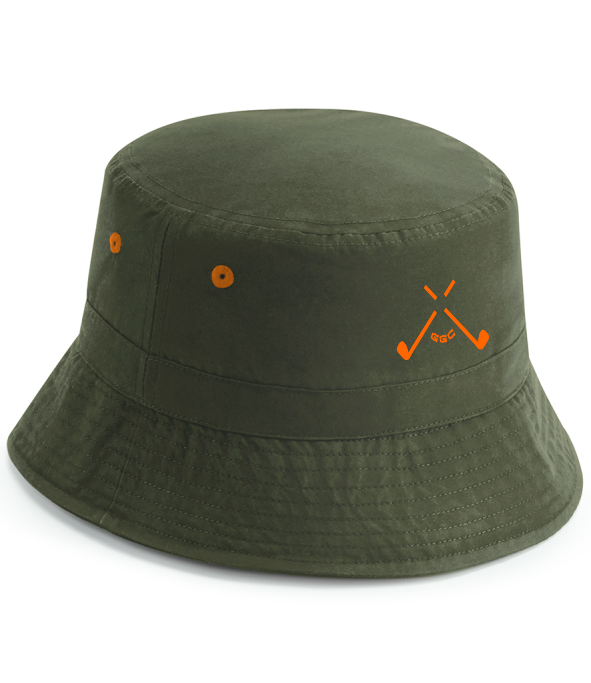 Crossed Clubs  bucket hat