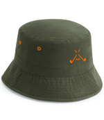 Load image into Gallery viewer, Crossed Clubs  bucket hat
