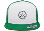 Load image into Gallery viewer, Golf God Clothing Crossed Clubs Badge Snapback - Green
