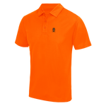 Load image into Gallery viewer, golf god clothing classic electric orange neoteric polo
