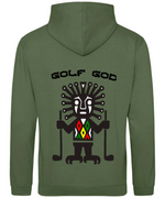 Load image into Gallery viewer, Golf God Hoodie XL Logo - Earthy Green 
