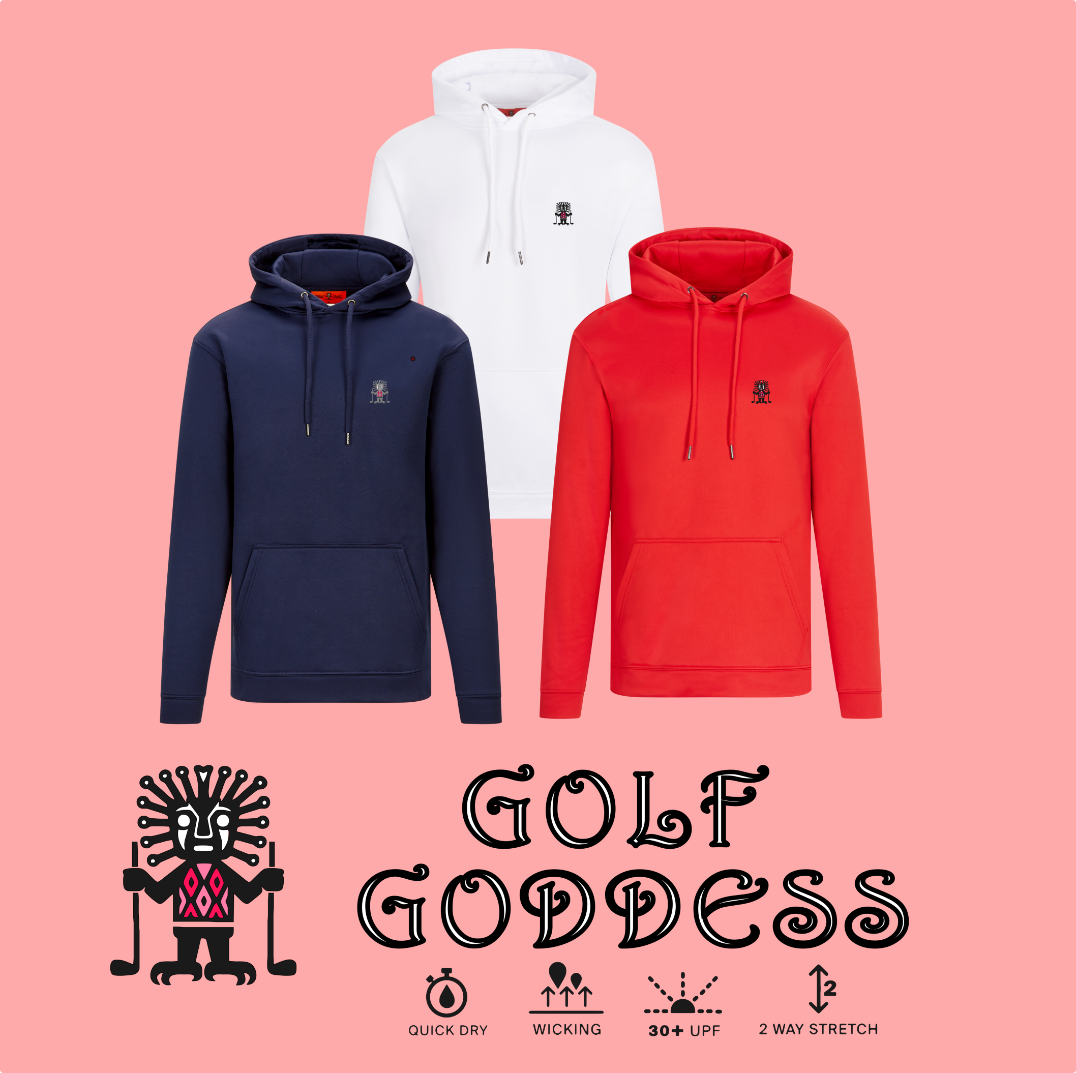 Golf Goddess Classic Hoodies