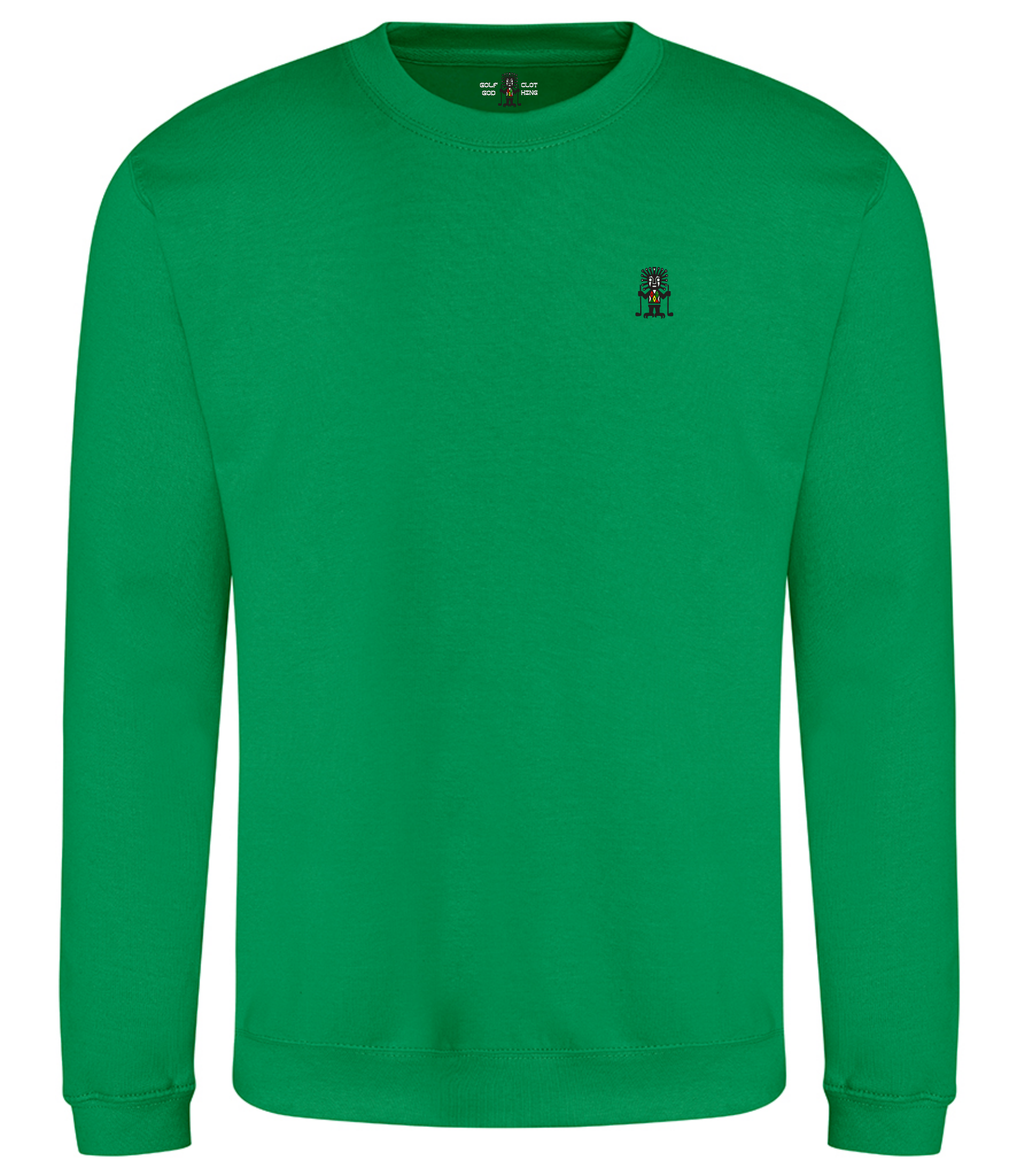 golf god clothing kelly green classic jumper