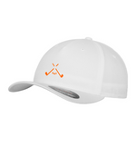 Load image into Gallery viewer, golf god clothinGolf God Clothing Crossed Clubs Cap - White/Orange
