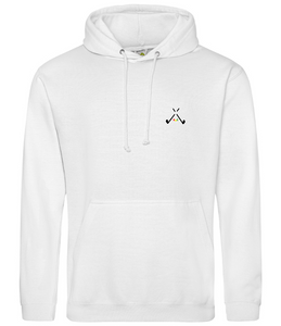 Golf god clothing white hoodie front 